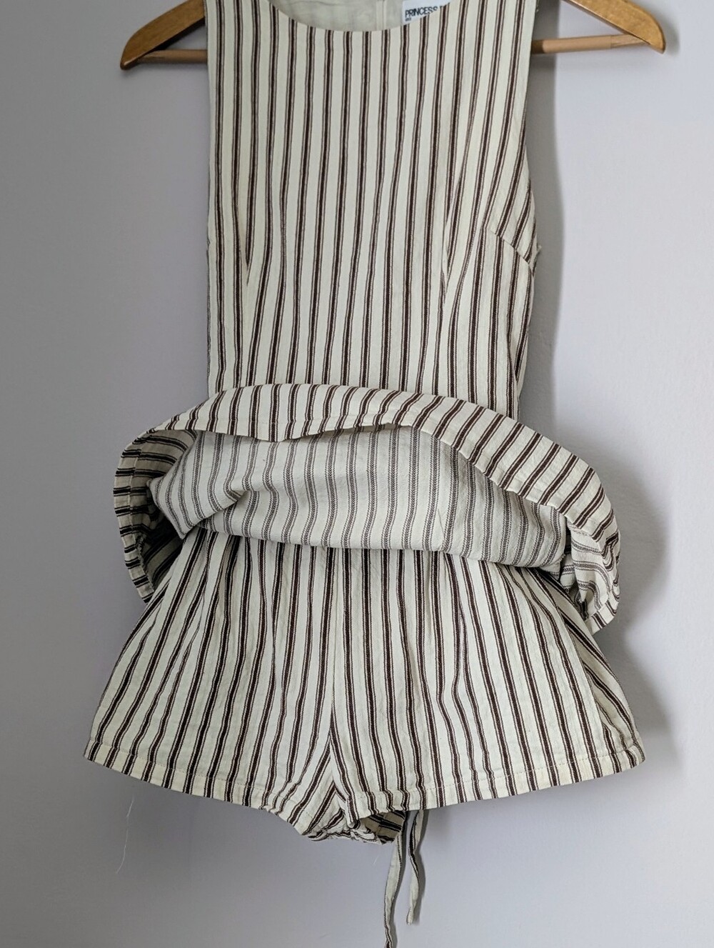 Princess Polly White and Black Striped Mini Dress - Picture 4 of 10